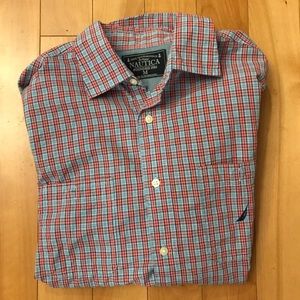 Nautical men’s button down shirt
